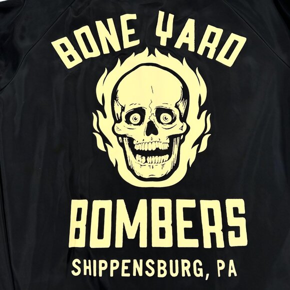 Bone Yard Bombers Jacket Adult XL Beistle by Creepy Company Shippensburg PA - Picture 8 of 8